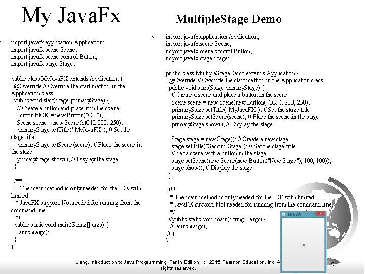 F My Java. Fx import javafx. application. Application; import javafx. scene. Scene; import javafx.