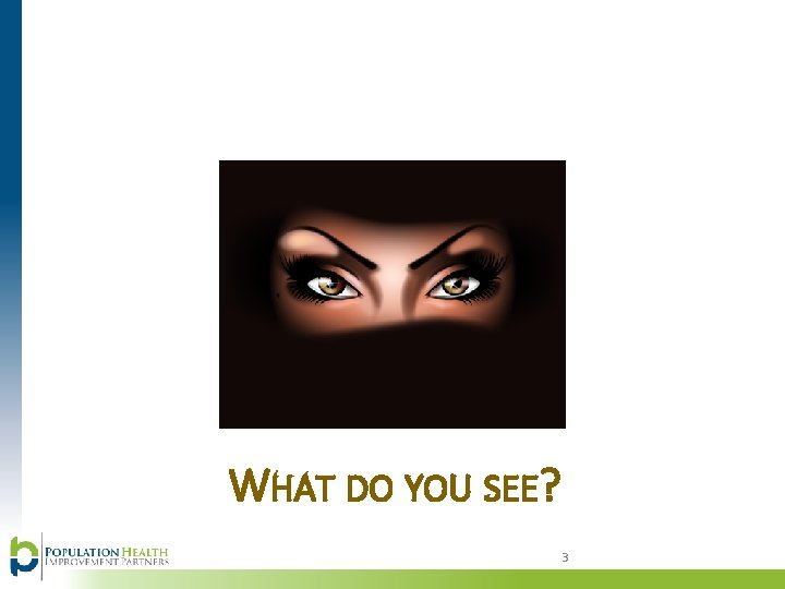 WHAT DO YOU SEE? 3 