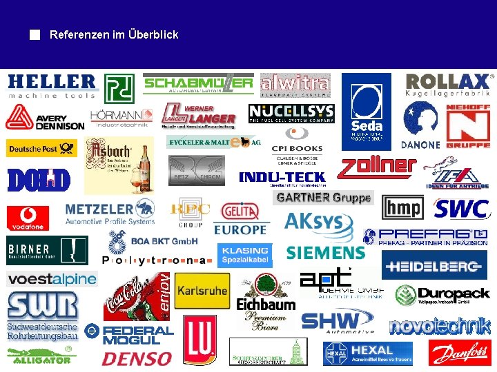 Referenzen im Überblick 