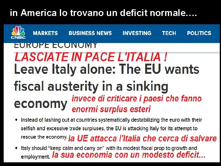 in America lo trovano un deficit normale…. madds 