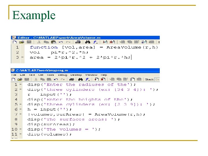 Example 