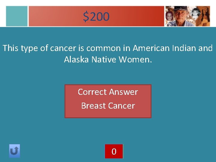 $200 This type of cancer is common in American Indian and Alaska Native Women.