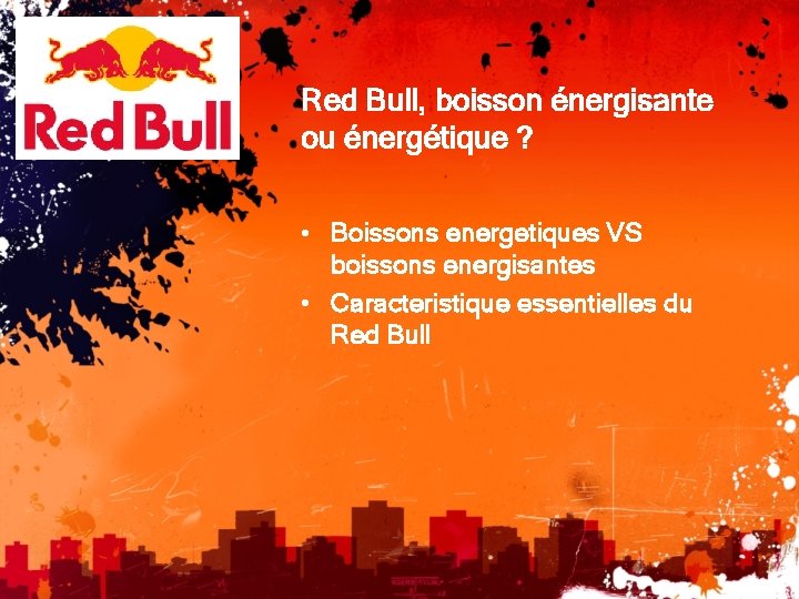 Red Bull, boisson énergisante ou énergétique ? • Boissons energetiques VS boissons energisantes •