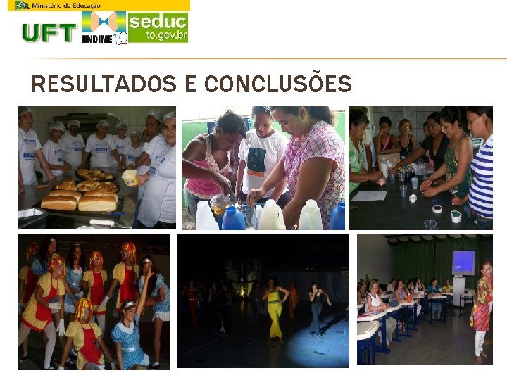 RESULTADOS E CONCLUSÕES 