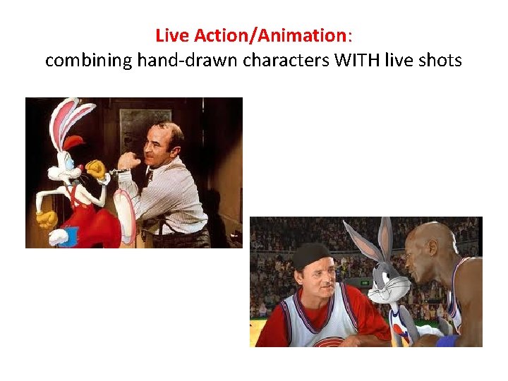 Live Action/Animation: combining hand-drawn characters WITH live shots 