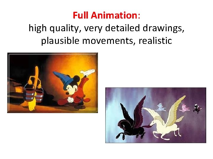 Full Animation: high quality, very detailed drawings, plausible movements, realistic 