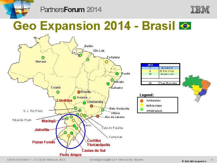 Geo Expansion 2014 - Brasil Belém São Luis Fortaleza Manaus Recife Aracaju Cuiabá Salvador