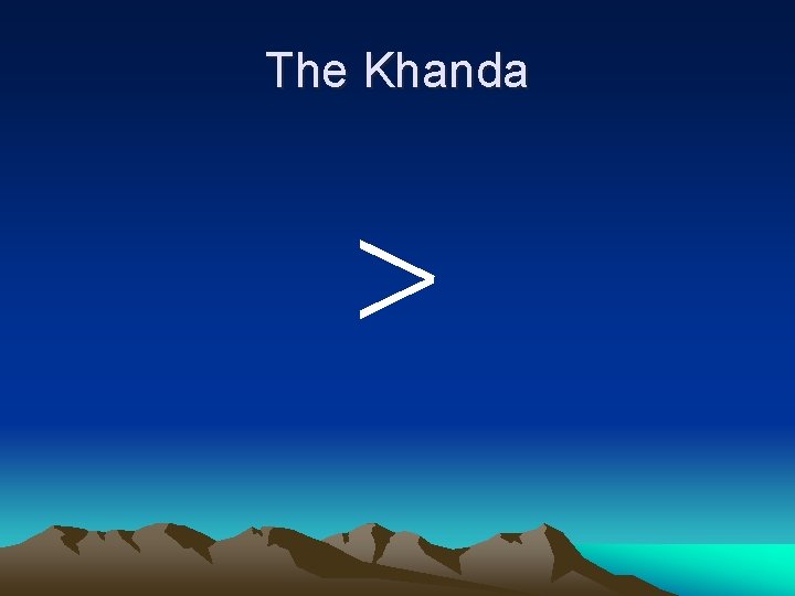 The Khanda > 