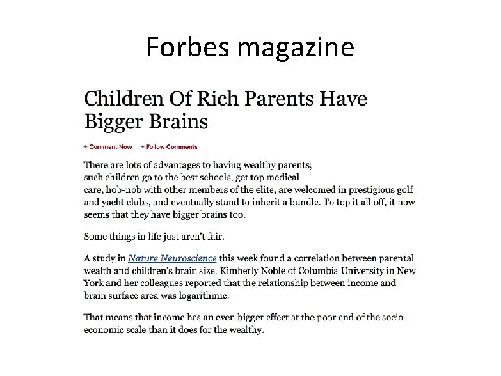 Forbes magazine 