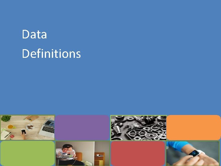 Data Definitions 