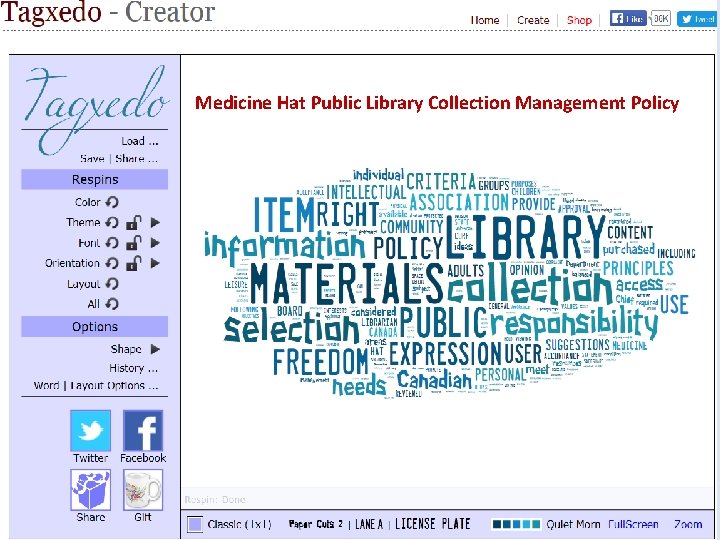 Medicine Hat Public Library Collection Management Policy 