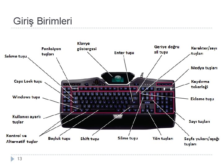 Giriş Birimleri 13 