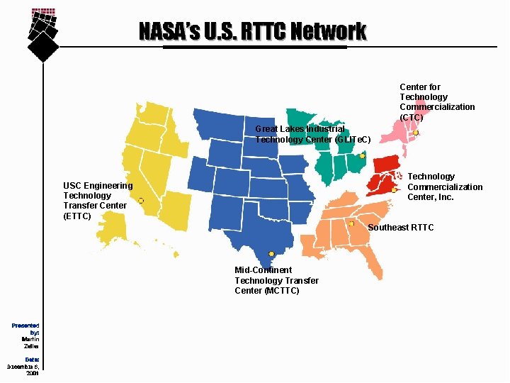 NASA’s U. S. RTTC Network Center for Technology Commercialization (CTC) Great Lakes Industrial Technology