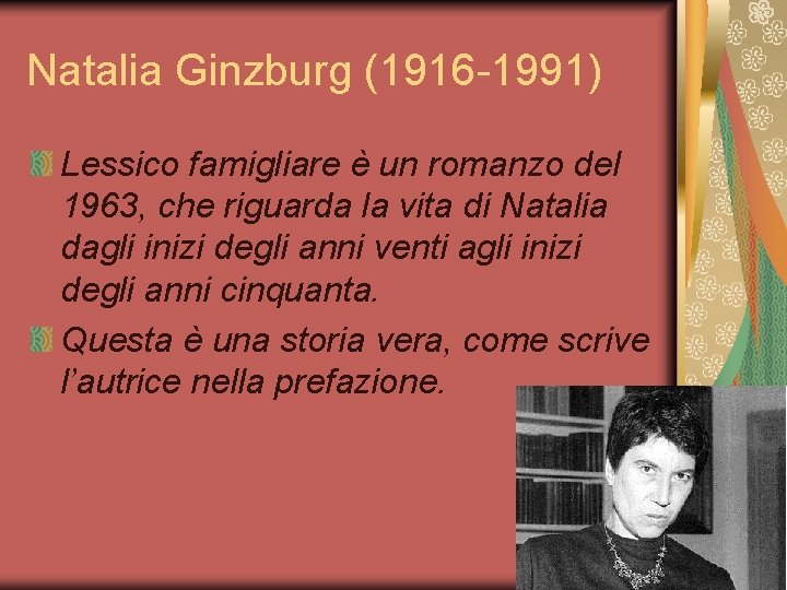 Lessico famigliare di Natalia Ginzburg Luigi