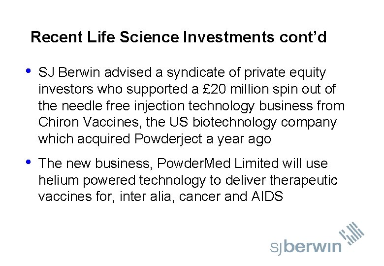 SJ Berwin The 5 th International Venture Capital