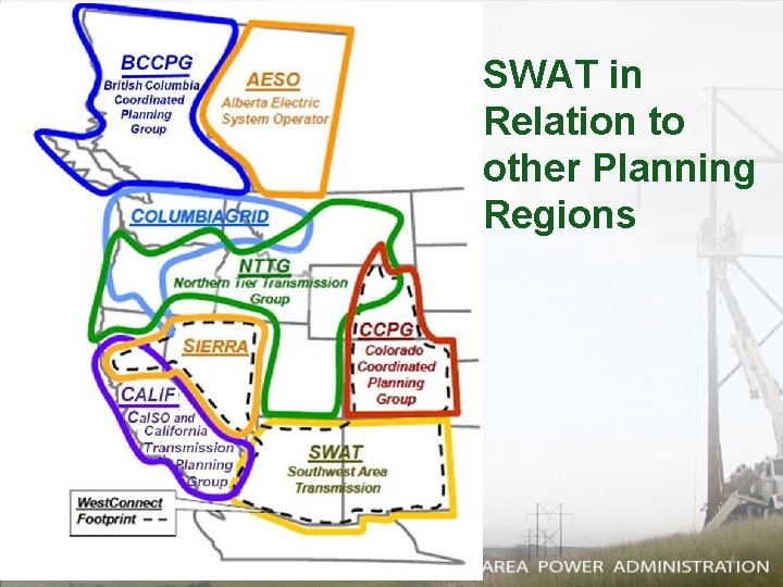 SWAT in Relation to other Planning Regions 4 
