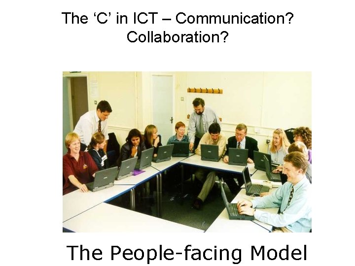 The ‘C’ in ICT – Communication? Collaboration? The People-facing Model 