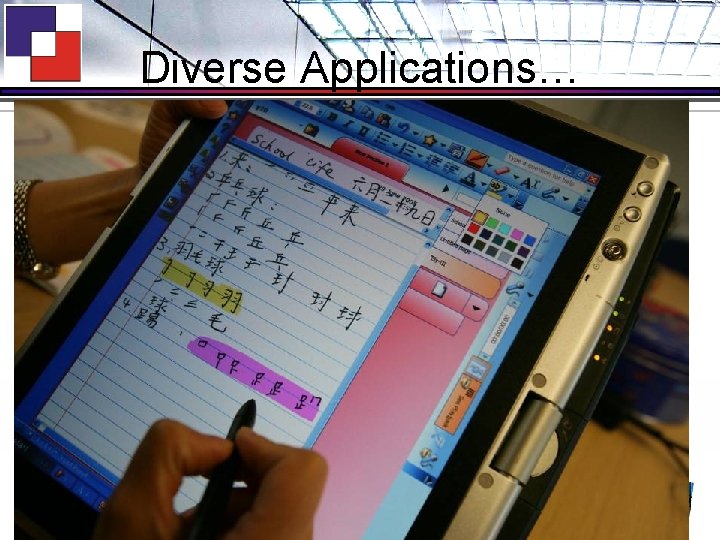 Diverse Applications… 