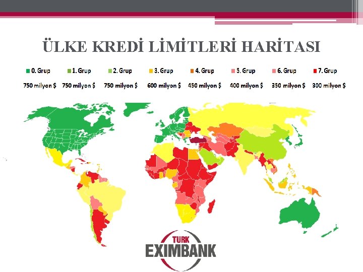 ÜLKE KREDİ LİMİTLERİ HARİTASI 