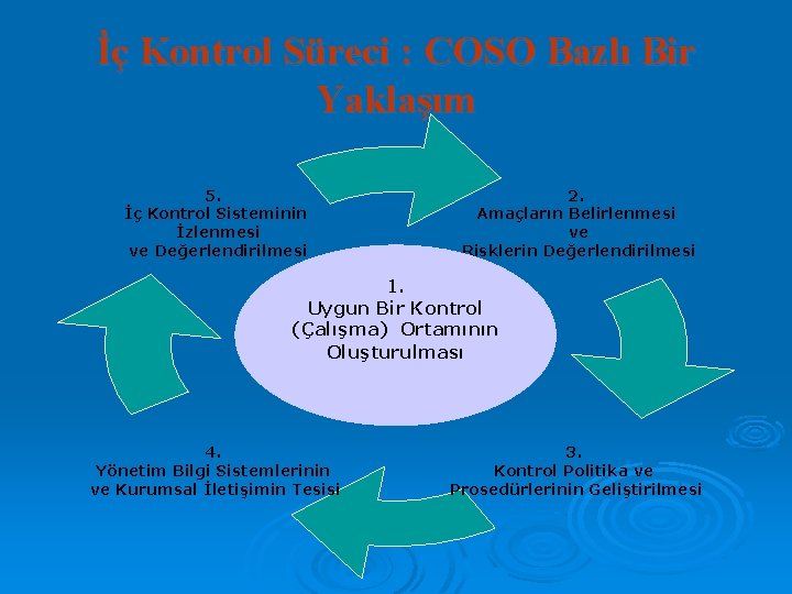 İç Kontrol Süreci : COSO Bazlı Bir Yaklaşım 5. İç Kontrol Sisteminin İzlenmesi ve
