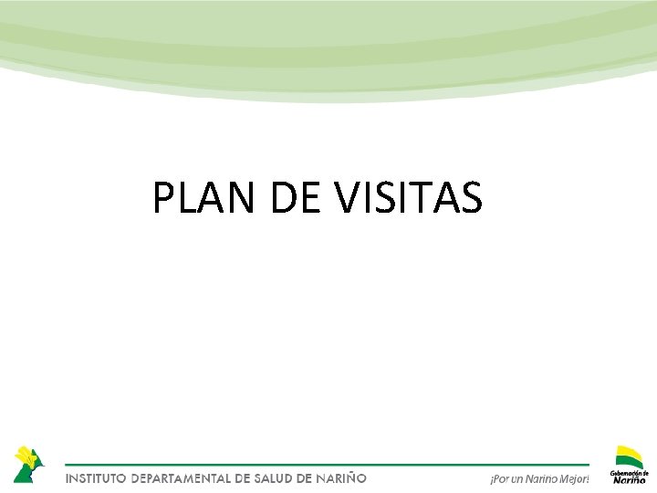 PLAN DE VISITAS 