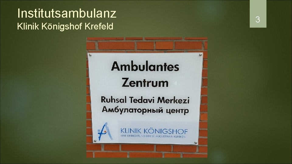 Institutsambulanz Klinik Königshof Krefeld 3 