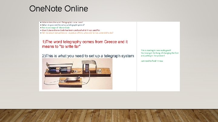 One. Note Online 
