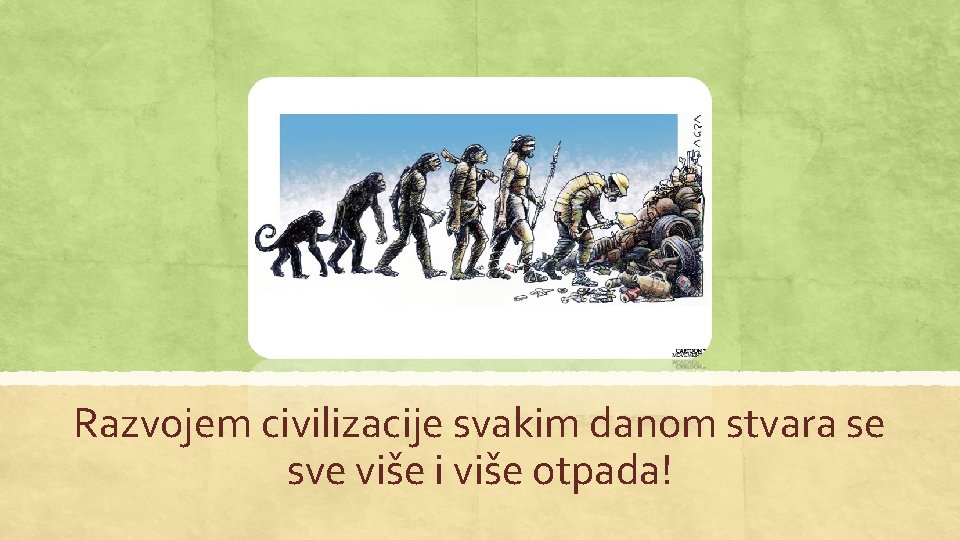 Razvojem civilizacije svakim danom stvara se sve više i više otpada! 