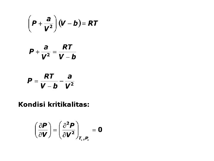 Kondisi kritikalitas: 