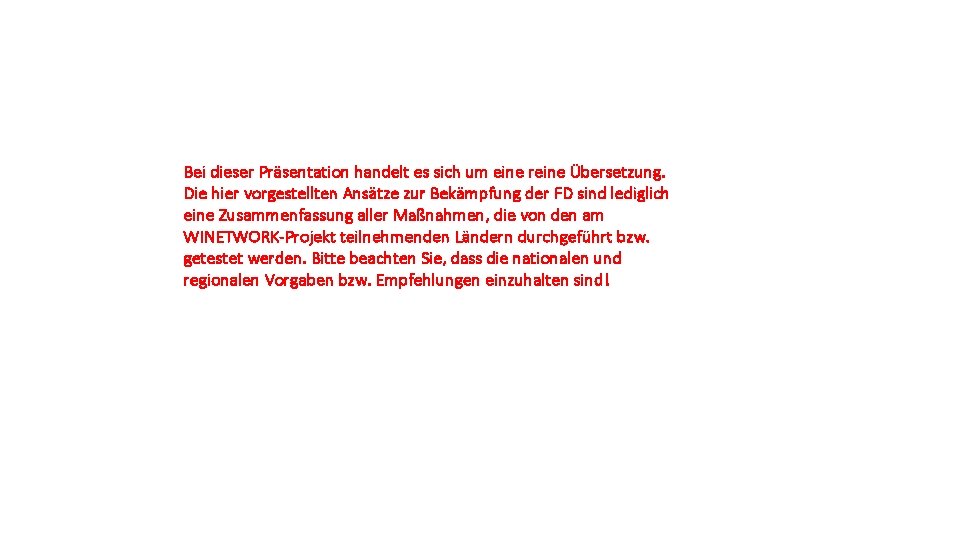 Bei dieser Präsentation handelt es sich um eine reine Übersetzung. Die hier vorgestellten Ansätze