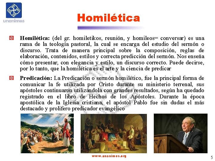 Homilética: (del gr. homiletikos, reunión, y homileos= conversar) es una rama de la teología