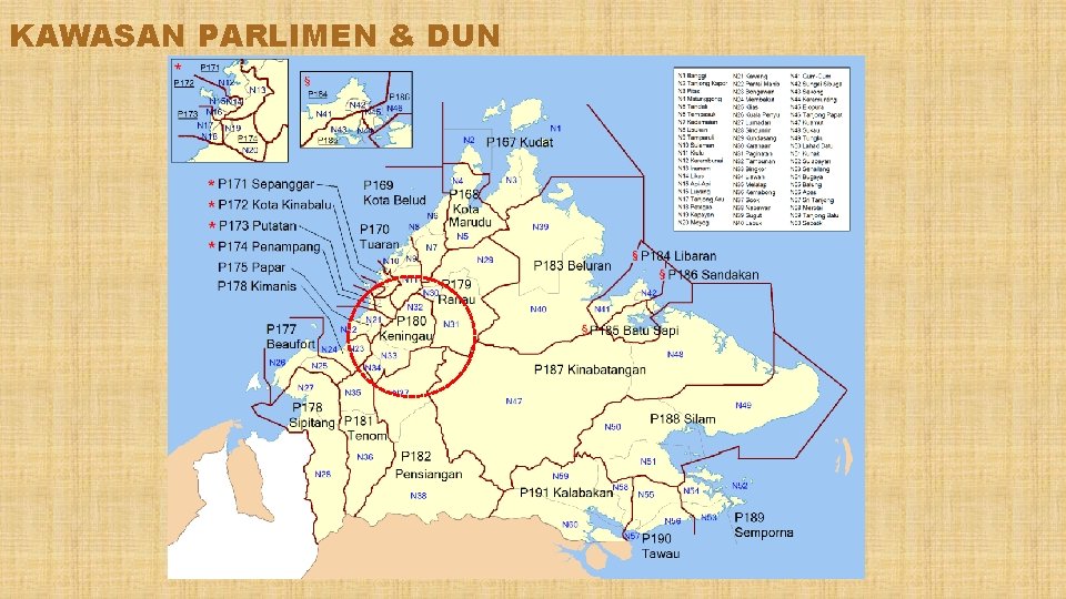 KAWASAN PARLIMEN & DUN 