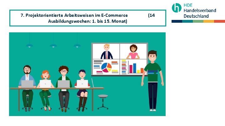 7. Projektorientierte Arbeitsweisen im E-Commerce Ausbildungswochen: 1. bis 15. Monat) (14 