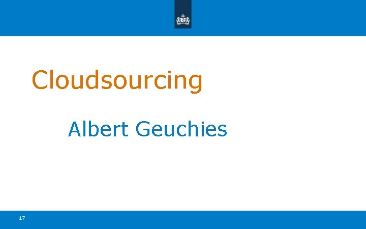 Cloudsourcing Albert Geuchies 17 