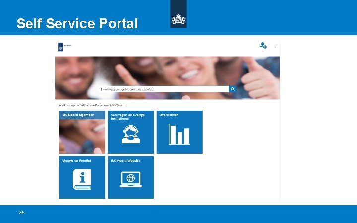 Self Service Portal 26 