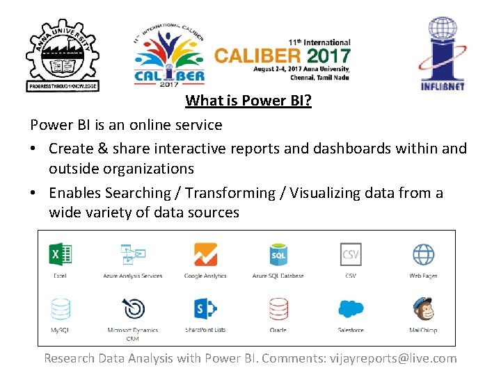 What is Power BI? Power BI is an online service • Create & share