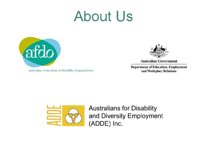 About Us Australian Federation of Disability Organisations 