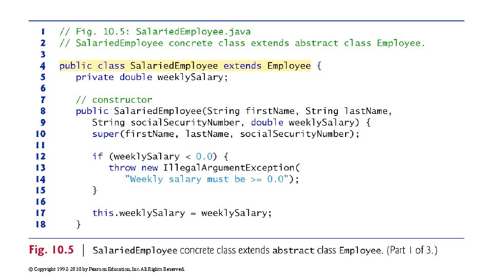 © Copyright 1992 -2018 by Pearson Education, Inc. All Rights Reserved. 