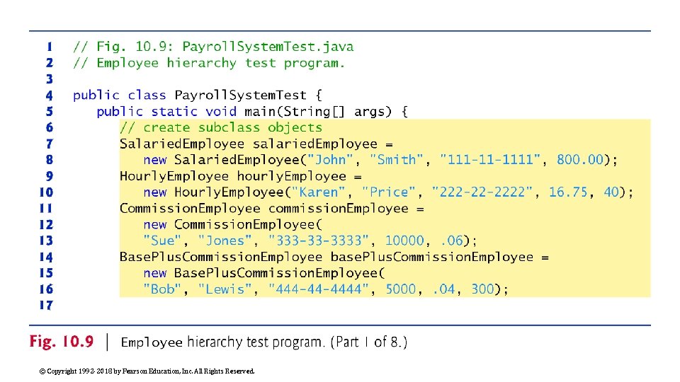 © Copyright 1992 -2018 by Pearson Education, Inc. All Rights Reserved. 