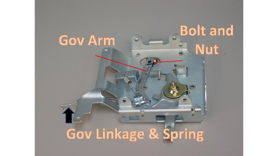 Gov Arm Bolt and Nut Gov Linkage & Spring 