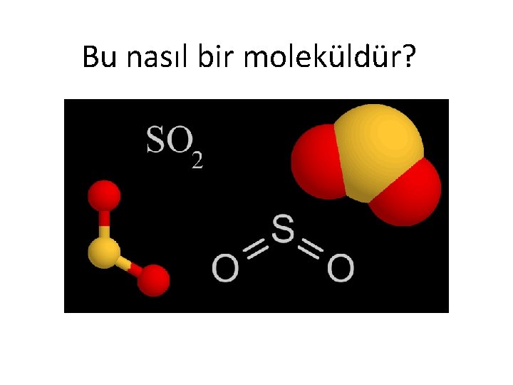 Bu nasıl bir moleküldür? 