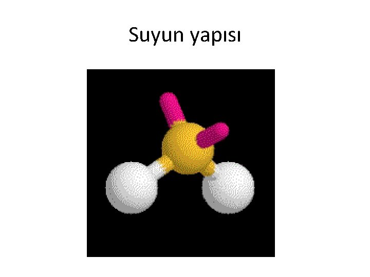 Suyun yapısı 
