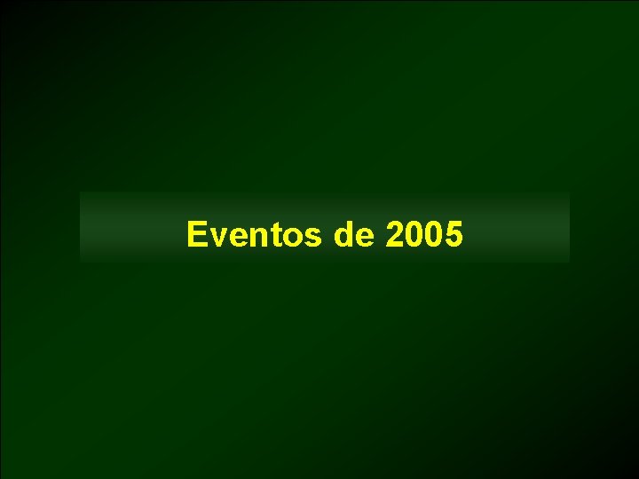 Eventos de 2005 