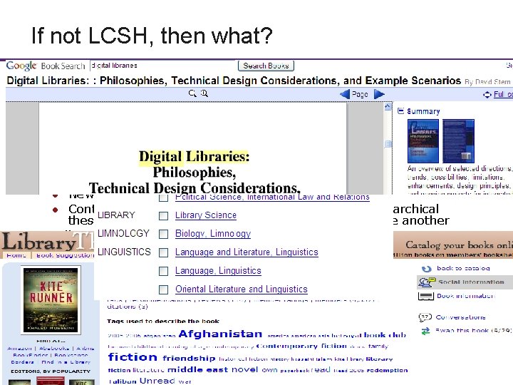 If not LCSH, then what? (with some help from colleague Charley Pennell, Principle Cataloger