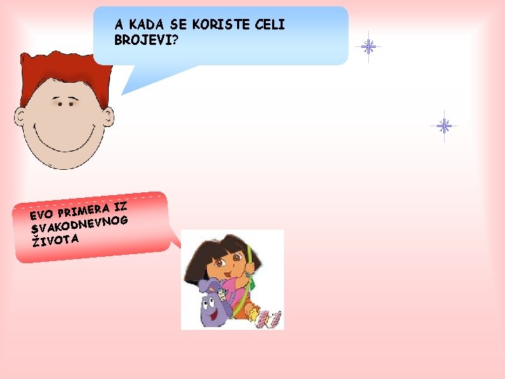 A KADA SE KORISTE CELI BROJEVI? ERA IZ EVO PRIM EVNOG N D O