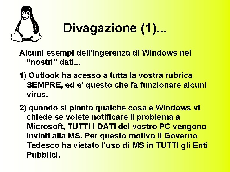 Divagazione (1). . . Alcuni esempi dell'ingerenza di Windows nei “nostri” dati. . .