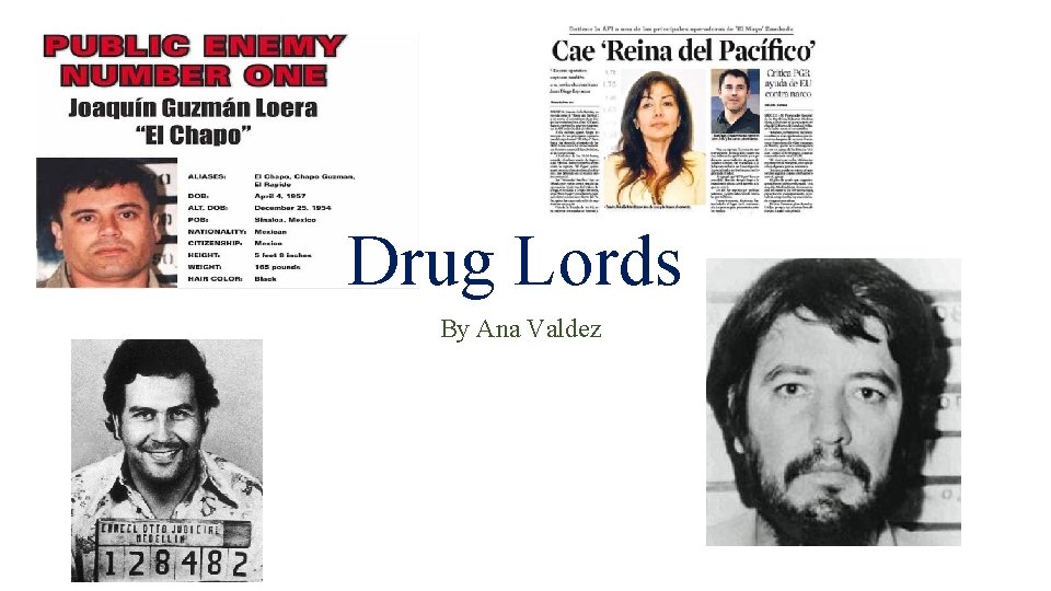 Drug Lords By Ana Valdez 