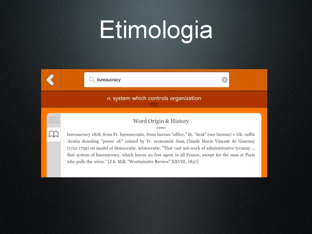 Etimologia 
