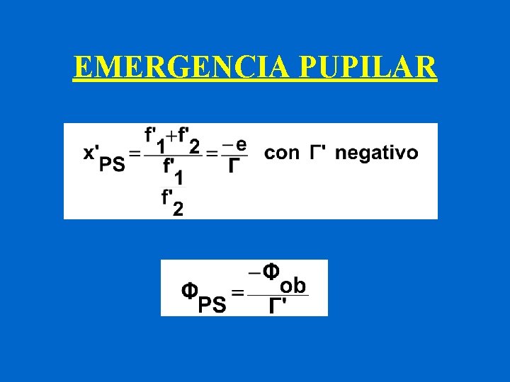 EMERGENCIA PUPILAR 