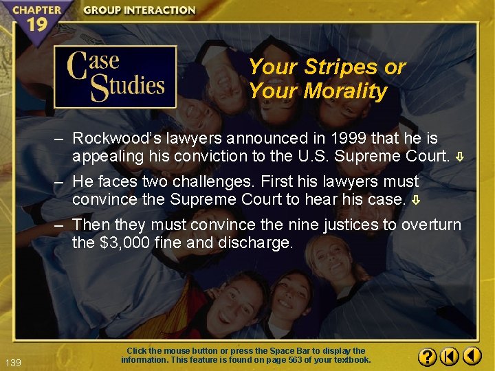 Your Stripes or Your Morality – Rockwood’s lawyers announced in 1999 that he is